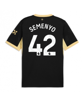 Manchester City Antoine Semenyo #42 Maglia Gara Trasferta Repliche 2026-27 Maniche Corte Manchester City Antoine Semenyo #42 Maglia Gara Trasferta Repliche 2026-27 Maniche Corte